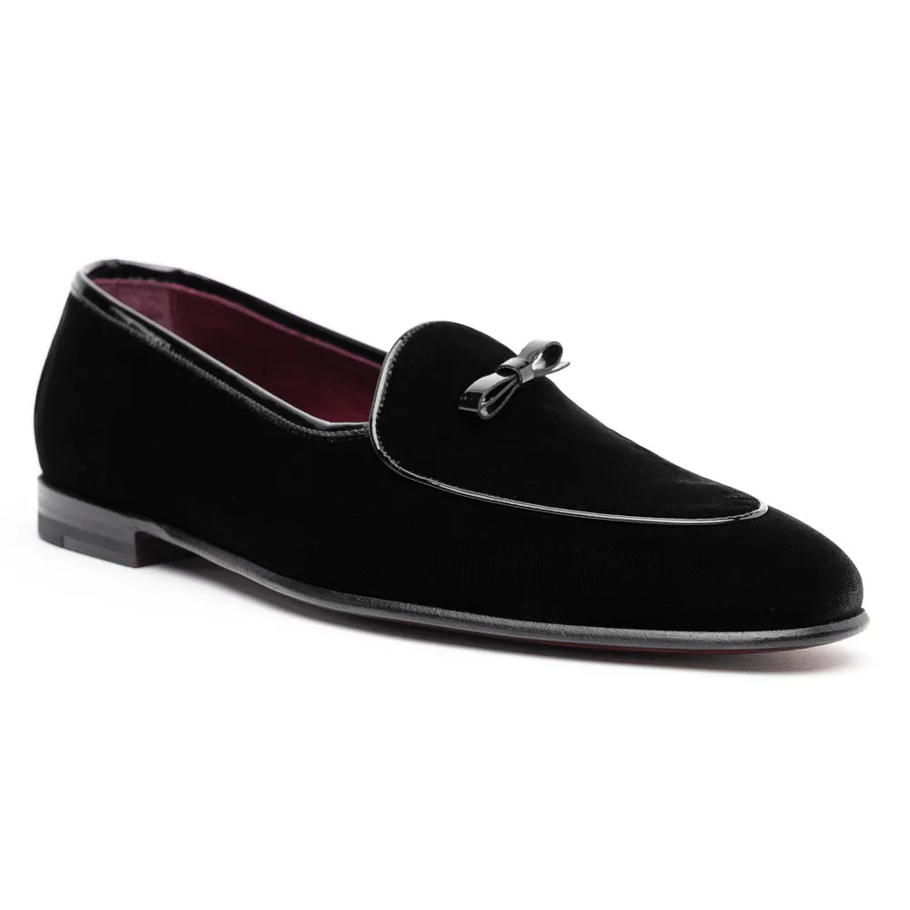 10-120-BLK ARCO Velvet Tuxedo Shoe, Black