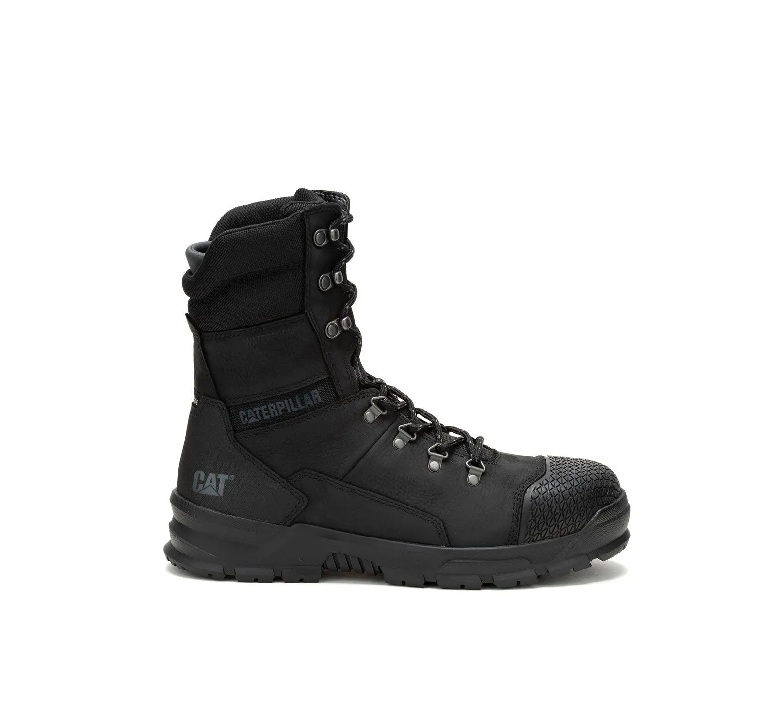 Accomplice Men's 8 X Steel-Toe Work Boots Wp Black