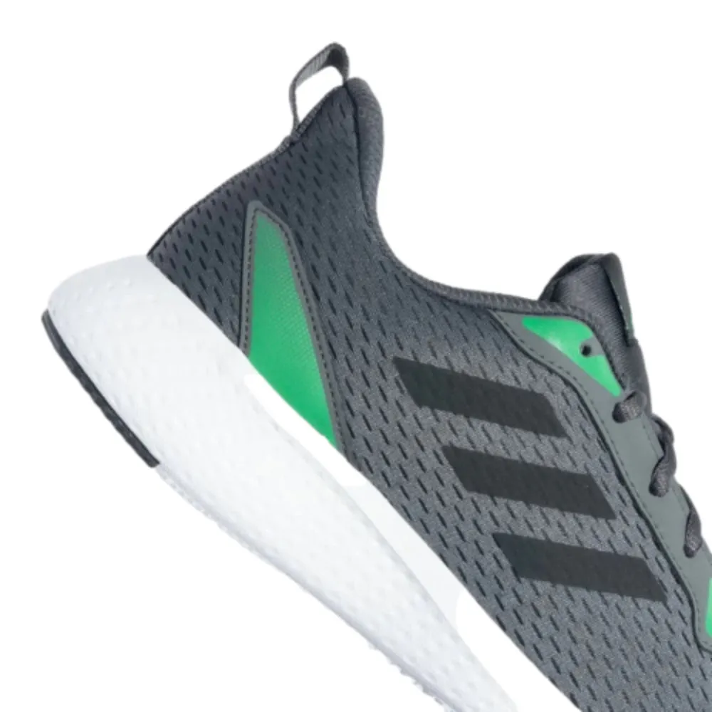 Adidas Men's Adi Accelate Running Shoe (Grey Six/Core Black/Green)