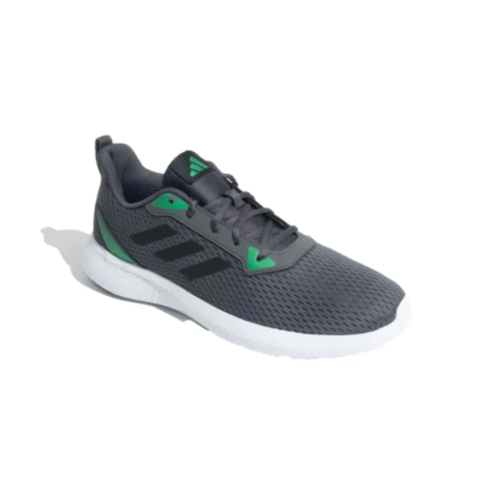 Adidas Men's Adi Accelate Running Shoe (Grey Six/Core Black/Green)