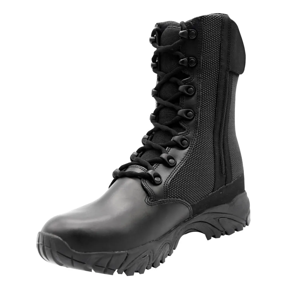 ALTAI Black Tactical Waterproof Side Zip 8" Boots (MFT100-Z)