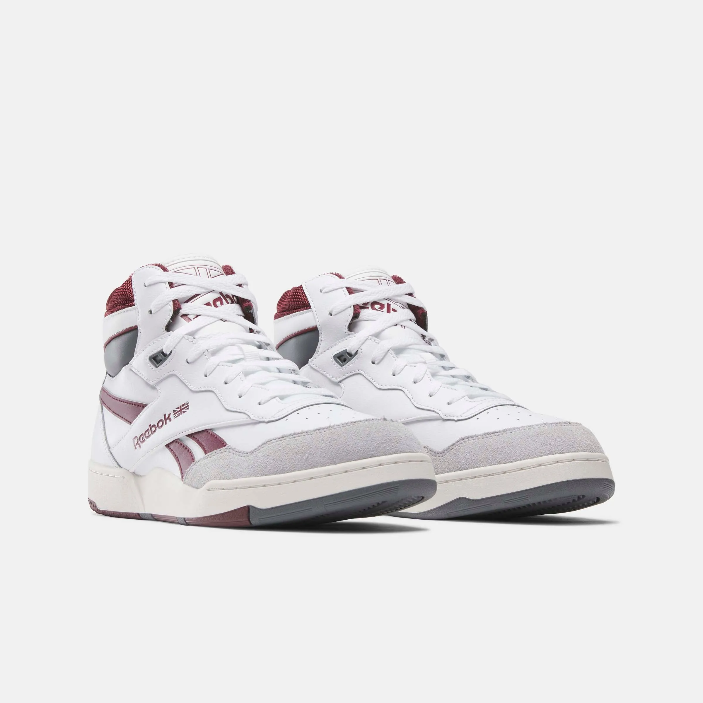 Bb 4000 Ii Mid Shoes White/Classicmaroon/Puregrey6