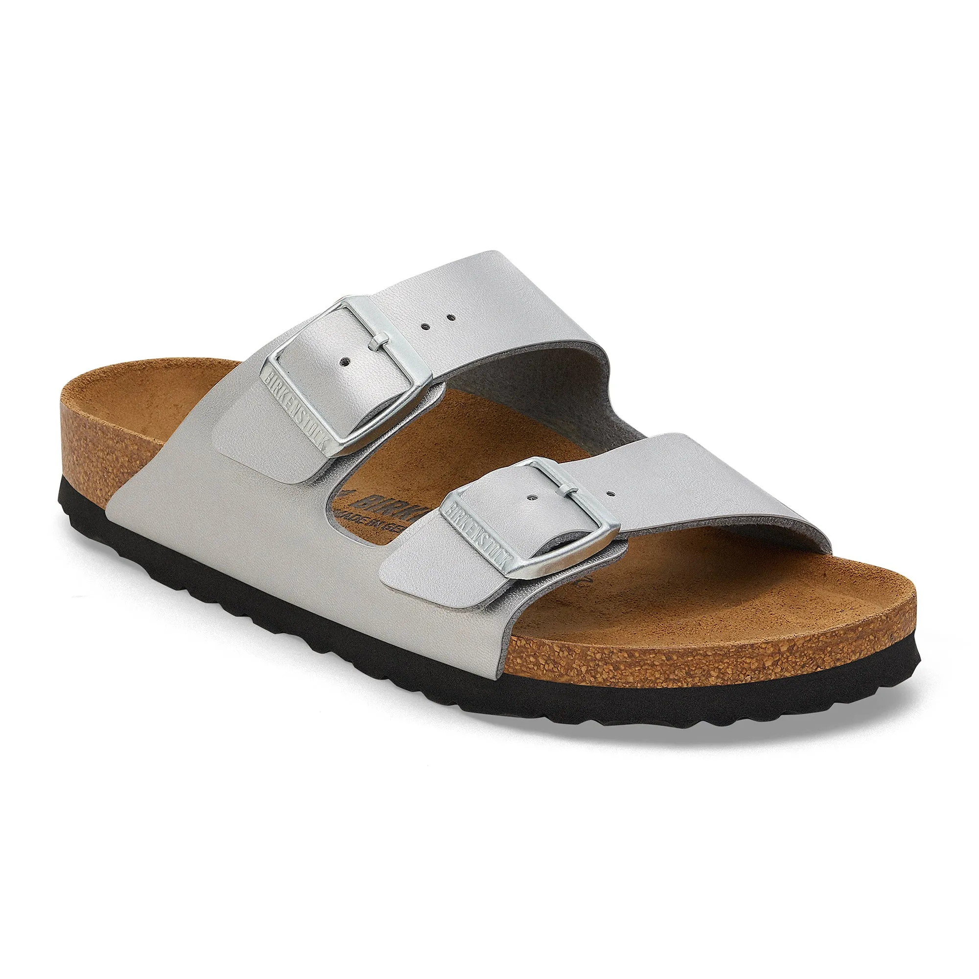 Birkenstock Arizona Silver Birko-Flor