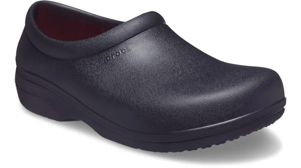 Crocs On The Clock Literide Work Slip On Clog Black