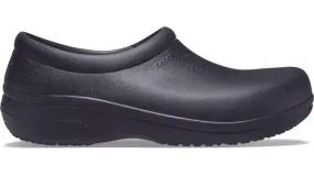 Crocs On The Clock Literide Work Slip On Clog Black