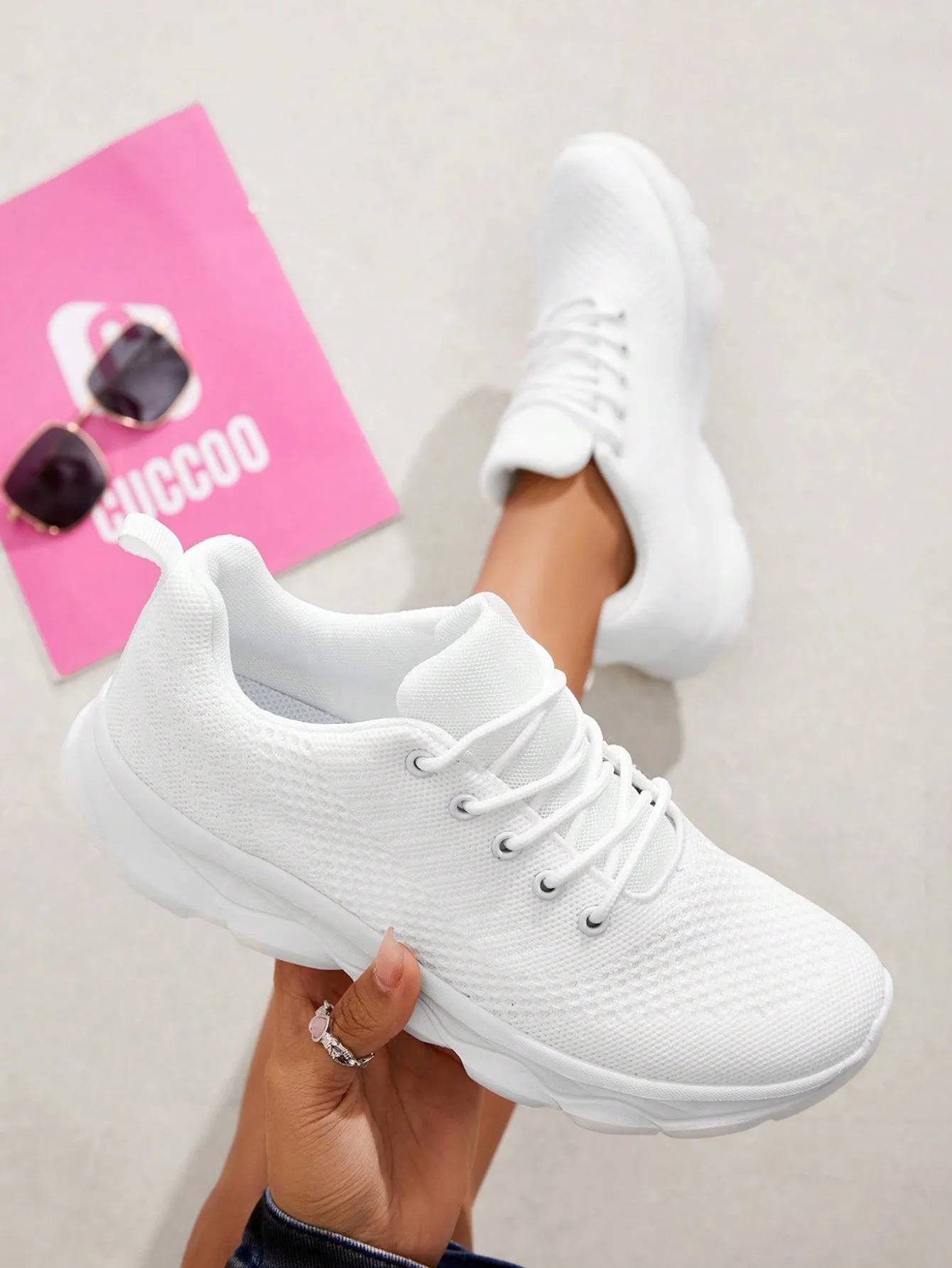 CUCCOO BASICS Women'S Fashionable Sports Shoes For Summer Vacation Shoes Summer Sale Sports Shoes Casual Shoes Back To School Shoes College Student Shoes