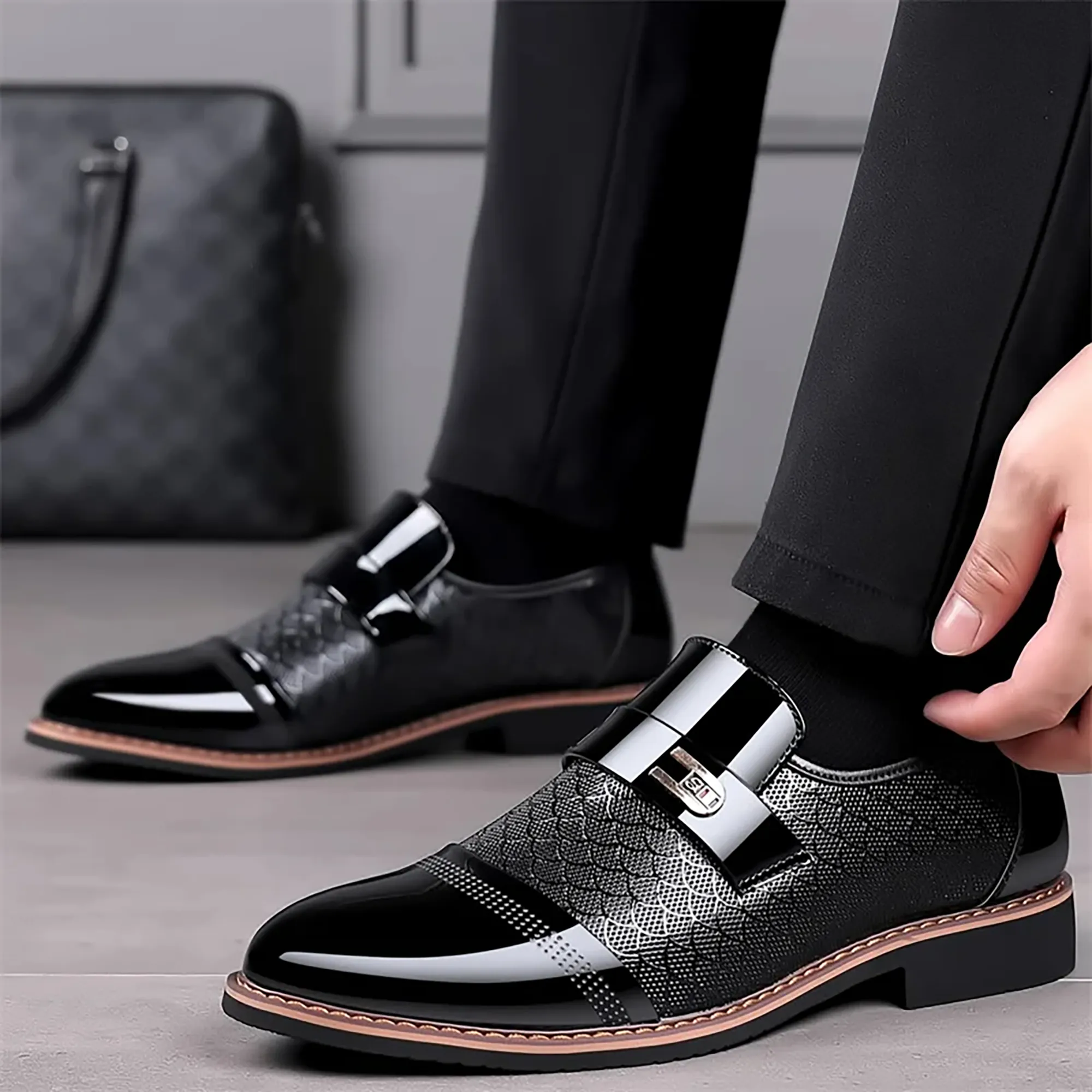 Elegant Slip-On Men’s Office Shoes