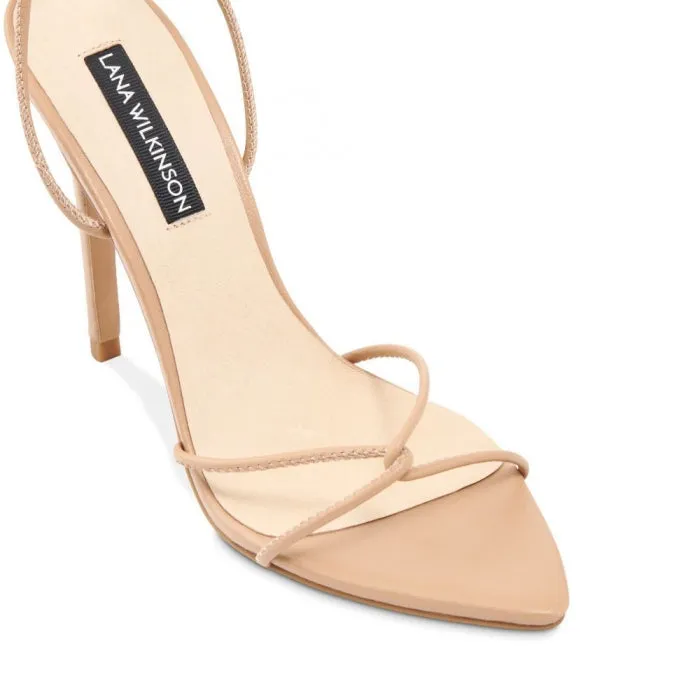 Emily Sandal Beige Leather