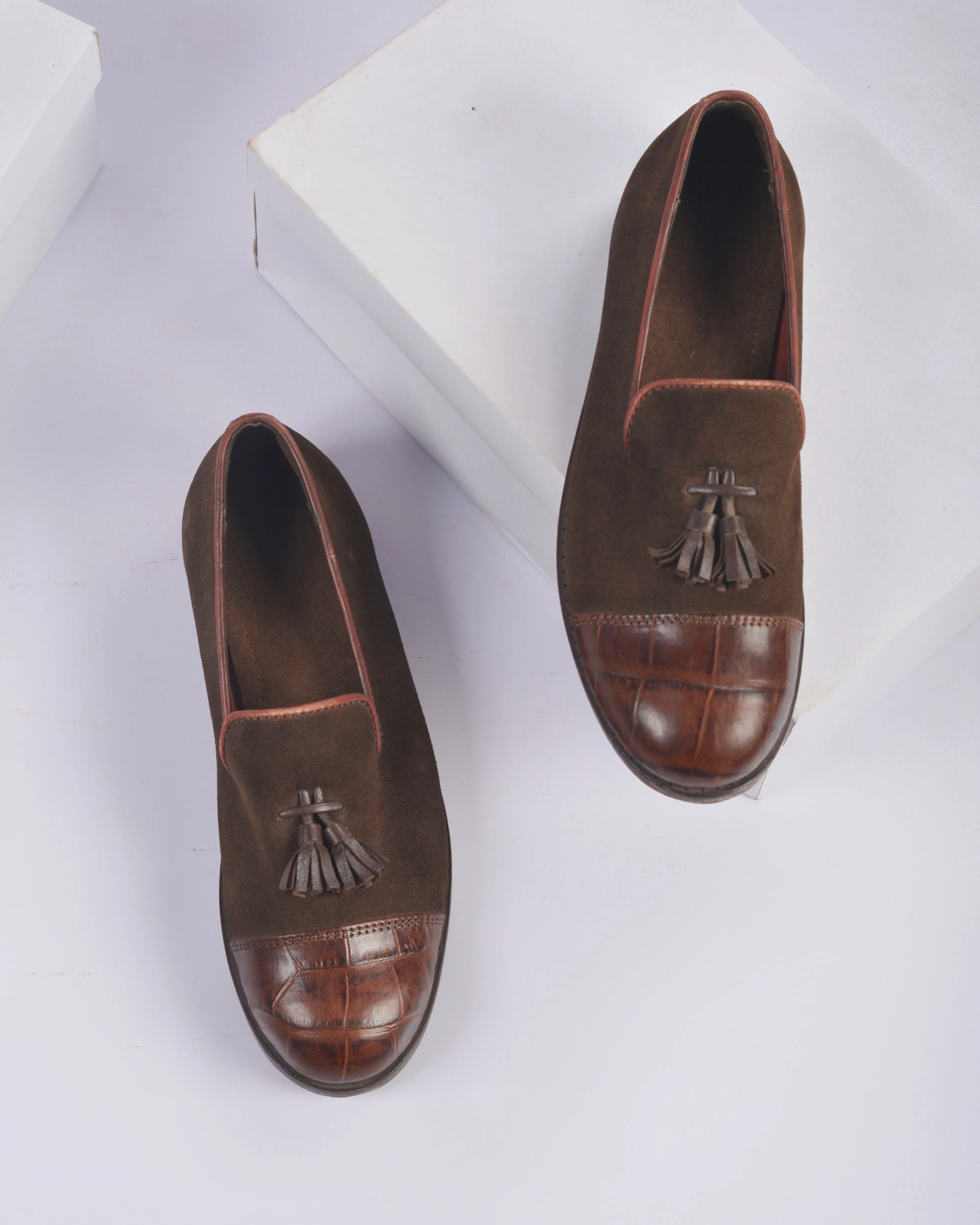 Footprint TASSEL LOAFERS BROWN