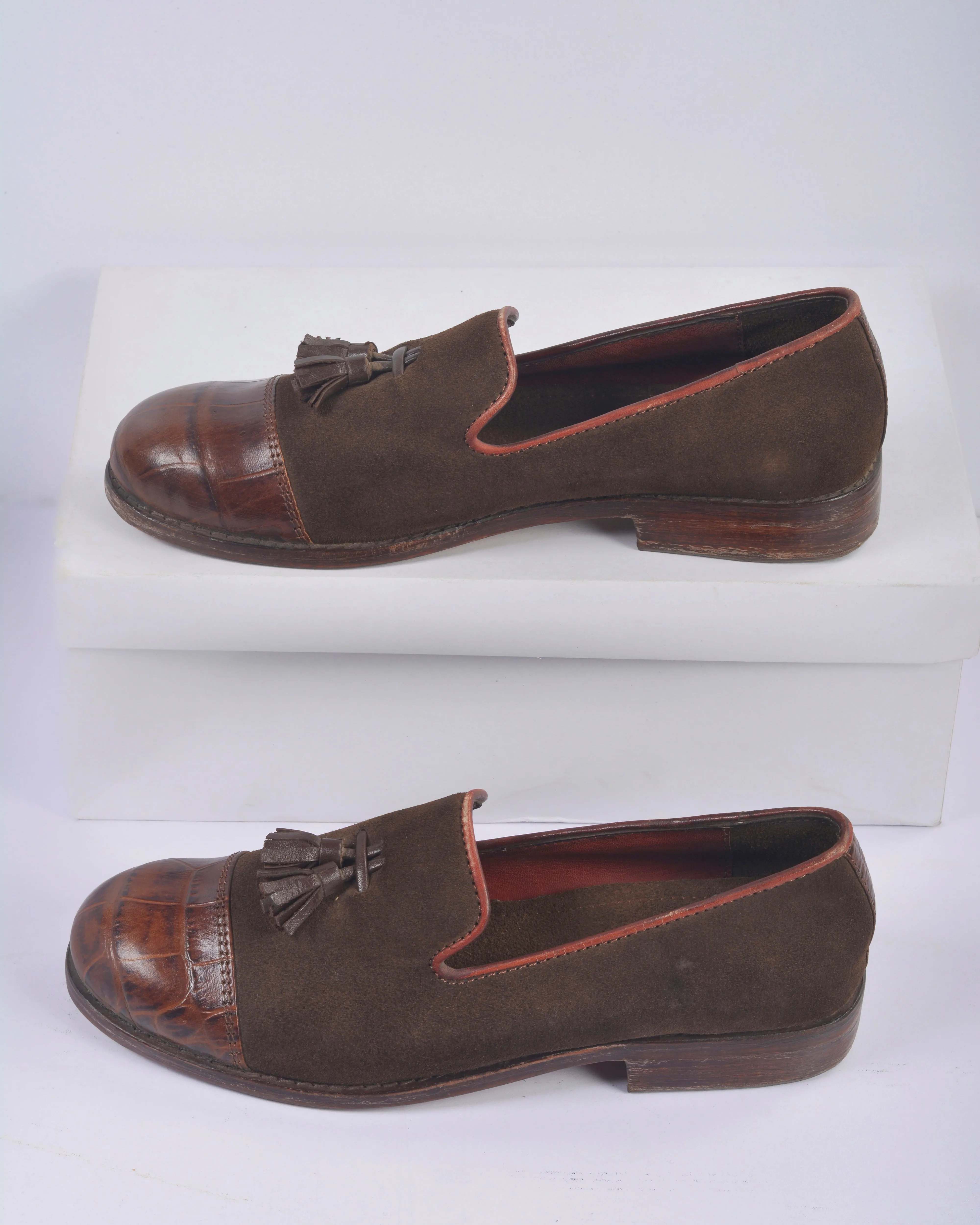 Footprint TASSEL LOAFERS BROWN