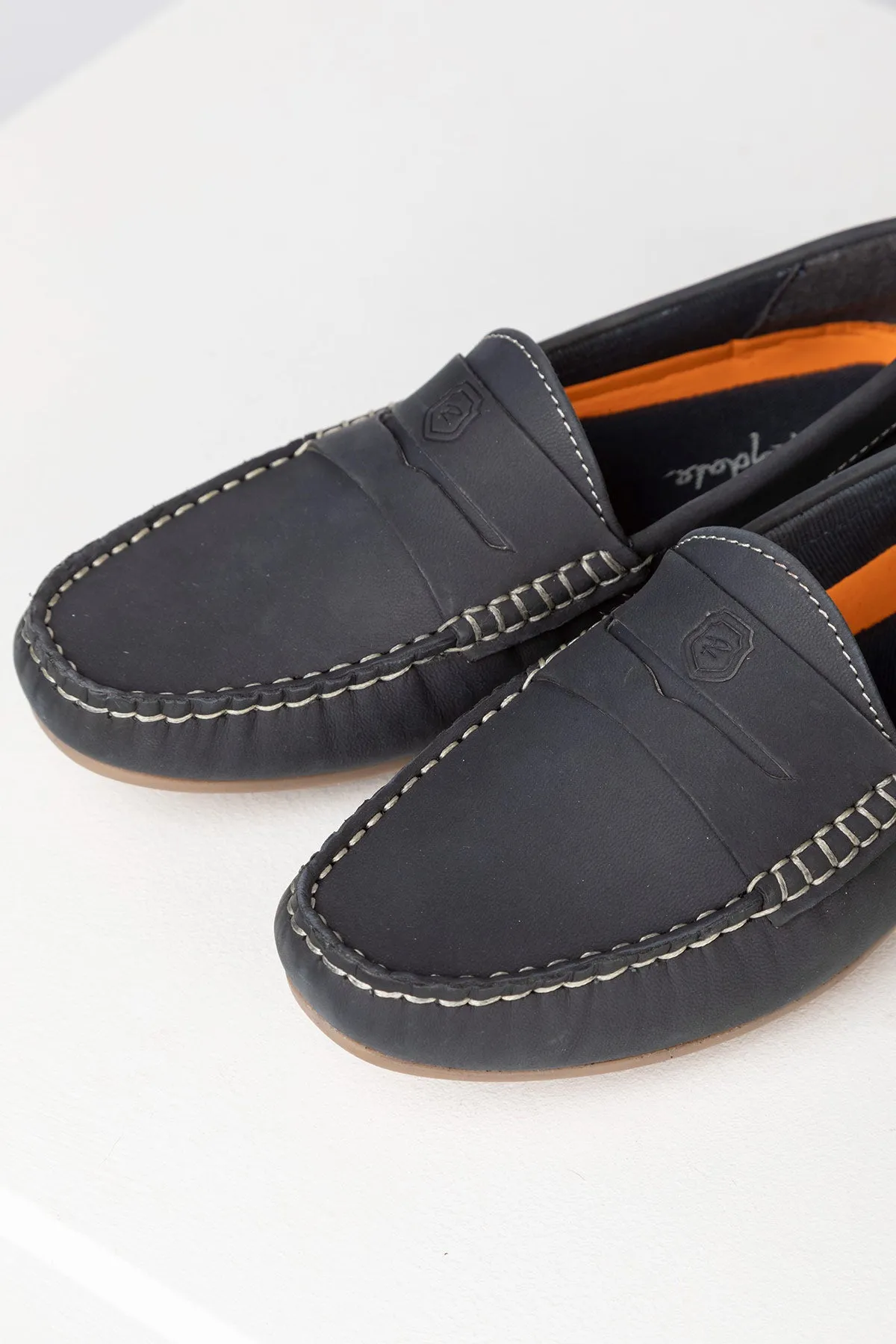 Ladies Nubuck Driving Loafers - Wrelton