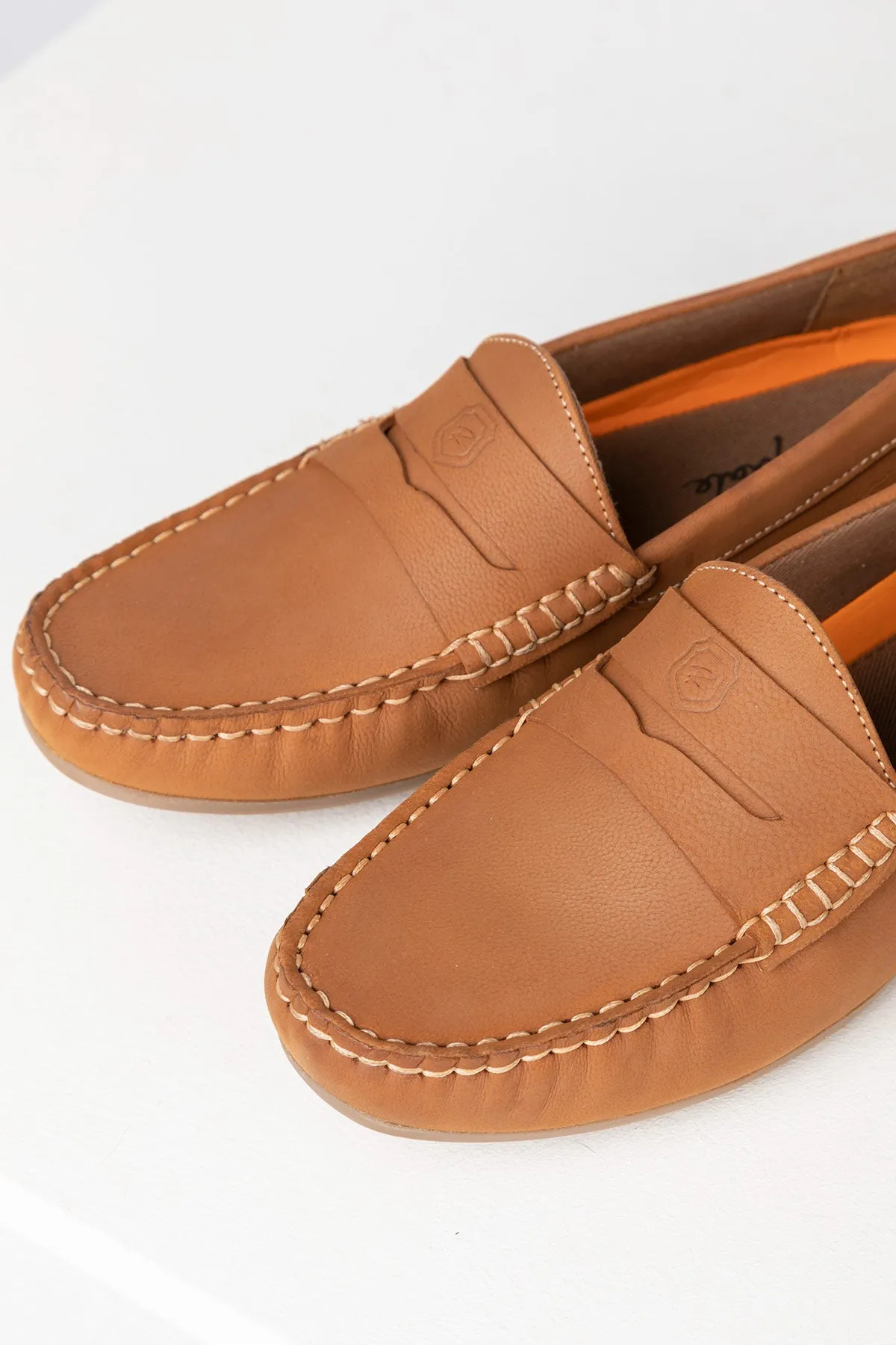 Ladies Nubuck Driving Loafers - Wrelton