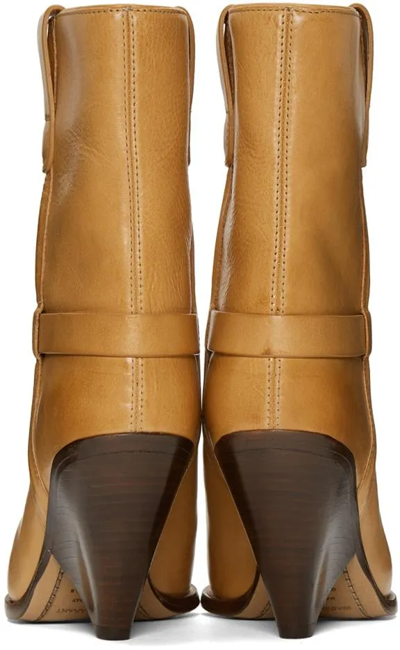 'Lamsy' Boots - Yellow/Tan, White, Black, Red