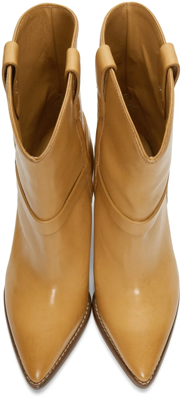 'Lamsy' Boots - Yellow/Tan, White, Black, Red