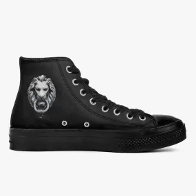 Lion Black High-Tops