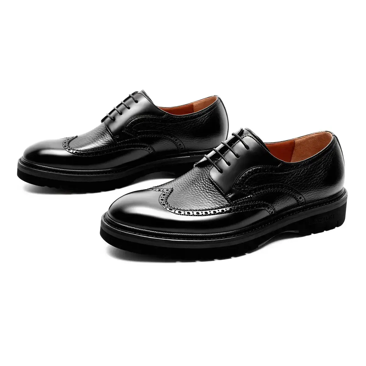 Men's Business Comfort Genuine Leather BoBo Derby Shoes 78738A