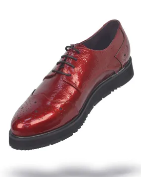 Men's Leather Shoes - Paris Red - Fashion - stylish - Men