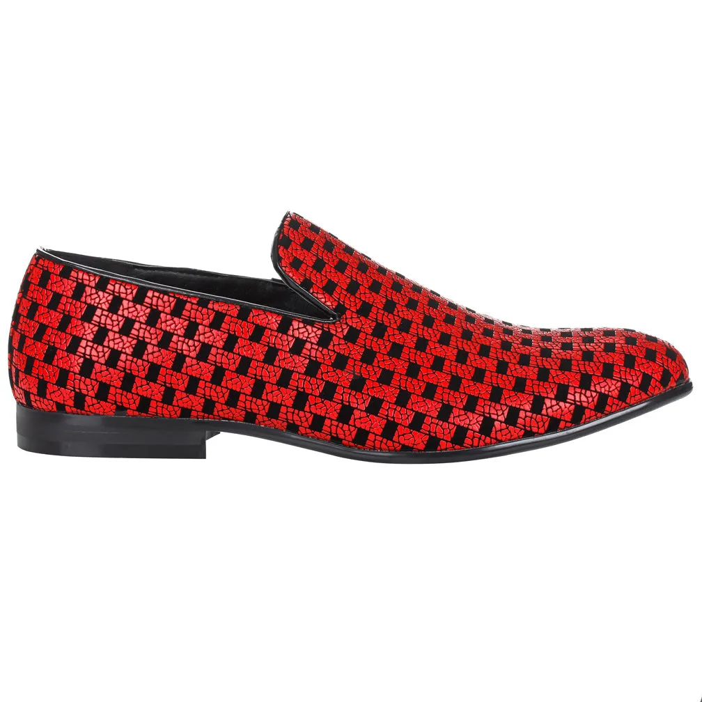 Miko Lotti Men's Slip-on Smoking Loafers