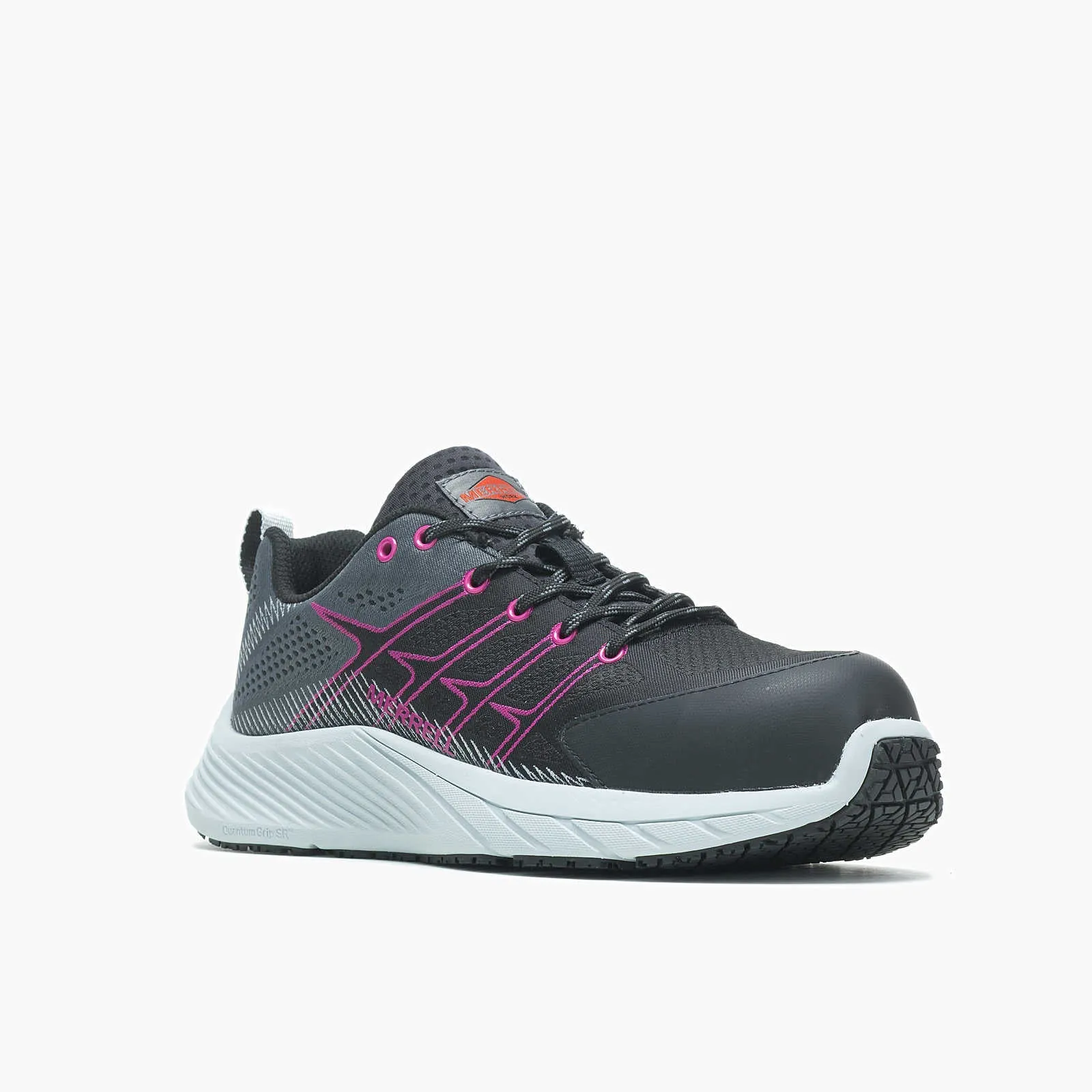 Moab Flight Men's Carbon-Fiber Work Shoes Black/Fuchsia