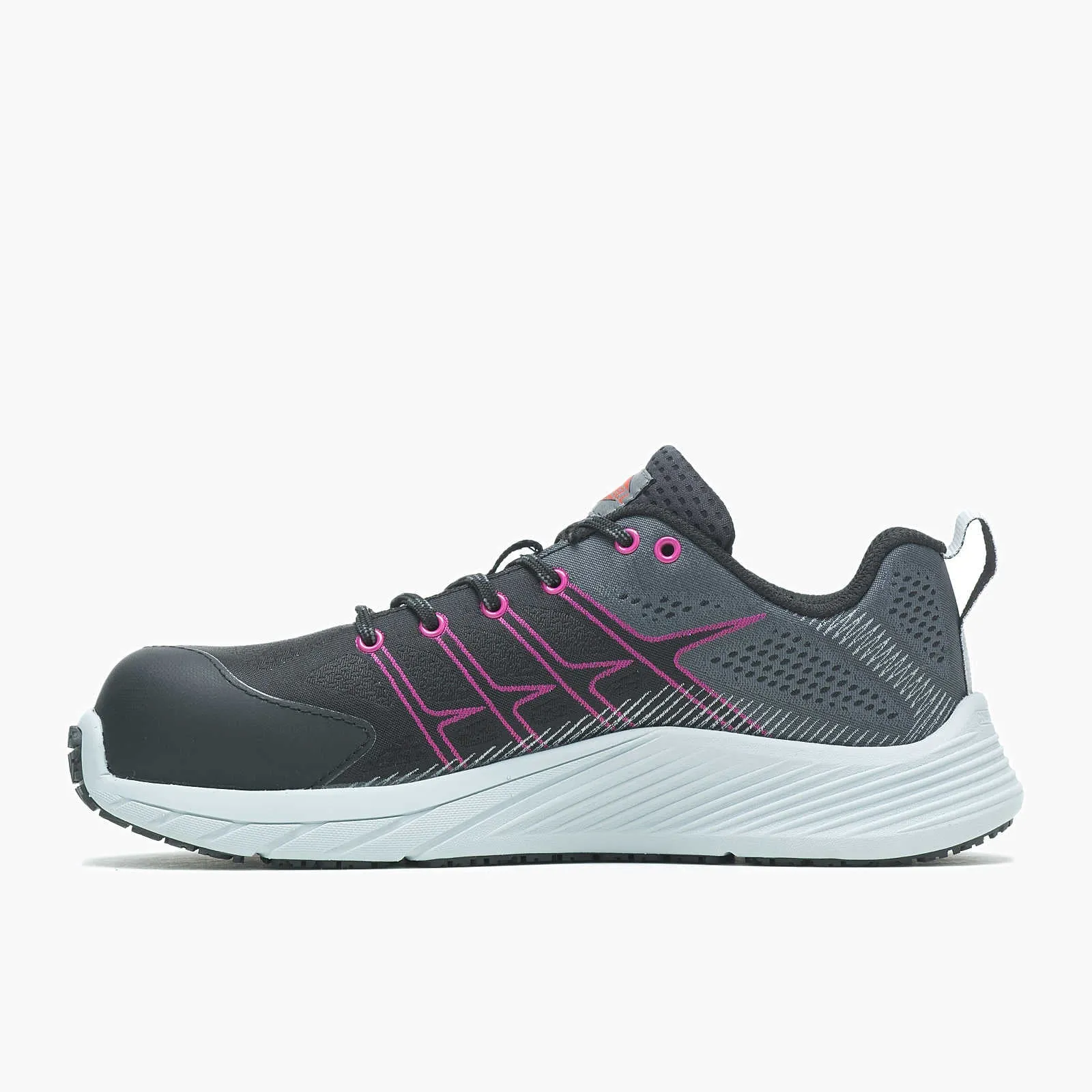 Moab Flight Men's Carbon-Fiber Work Shoes Black/Fuchsia