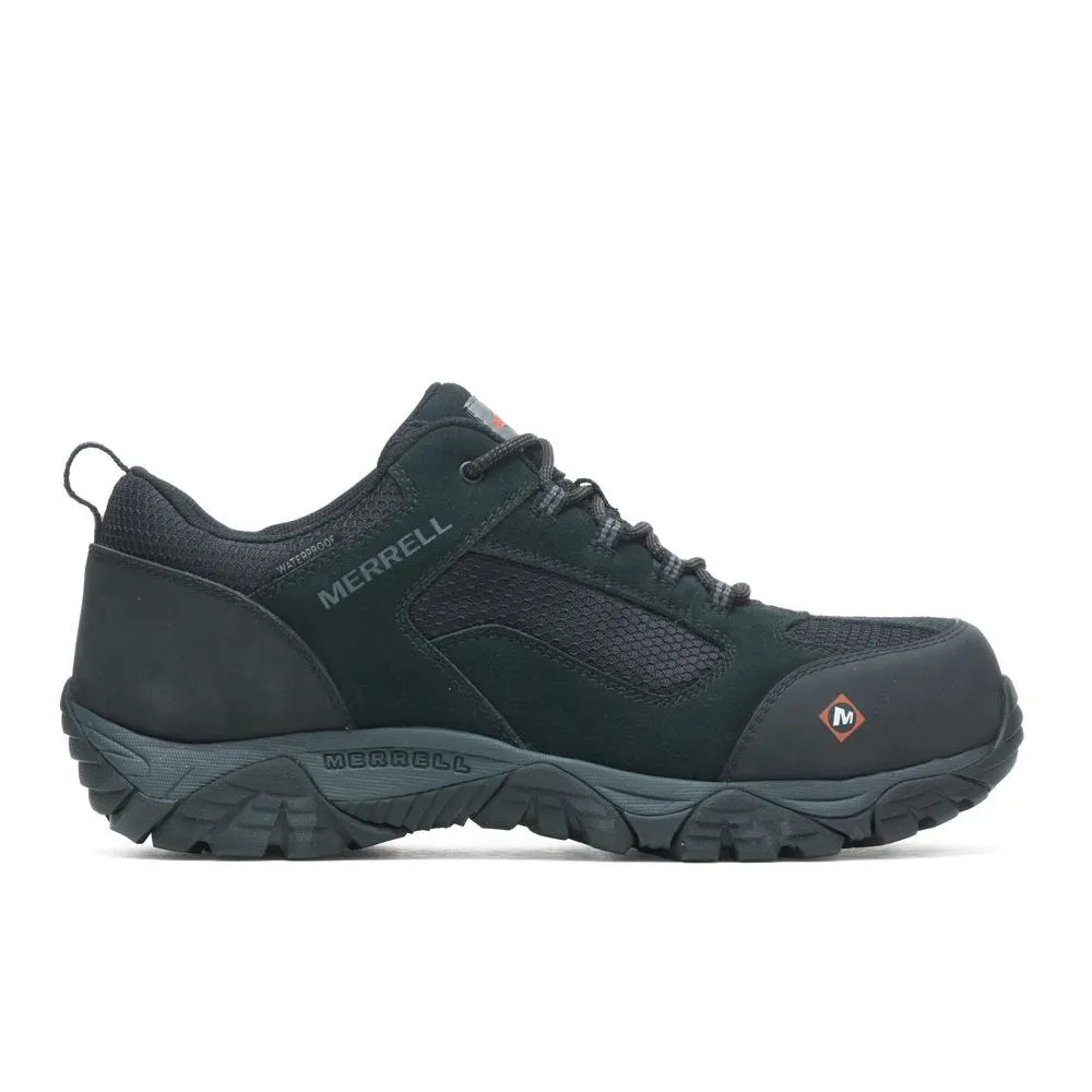 Moab Onset Men's Composite-Toe Work Shoes Wp Tactical Black