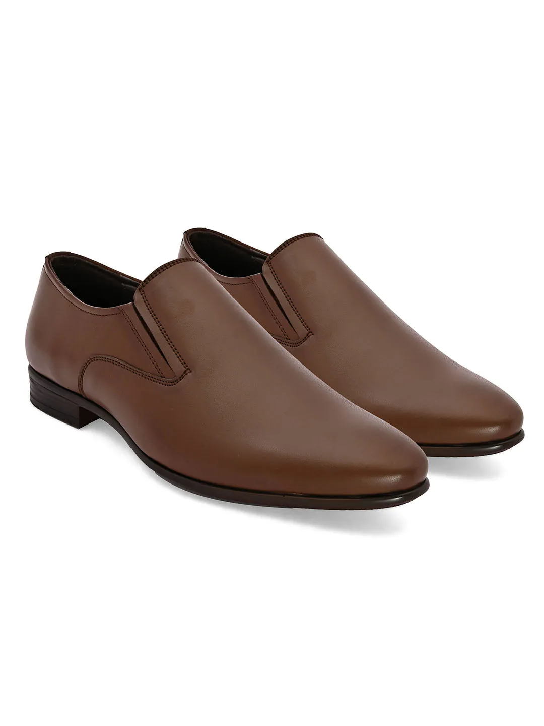 Mode Brown Slip-Ons