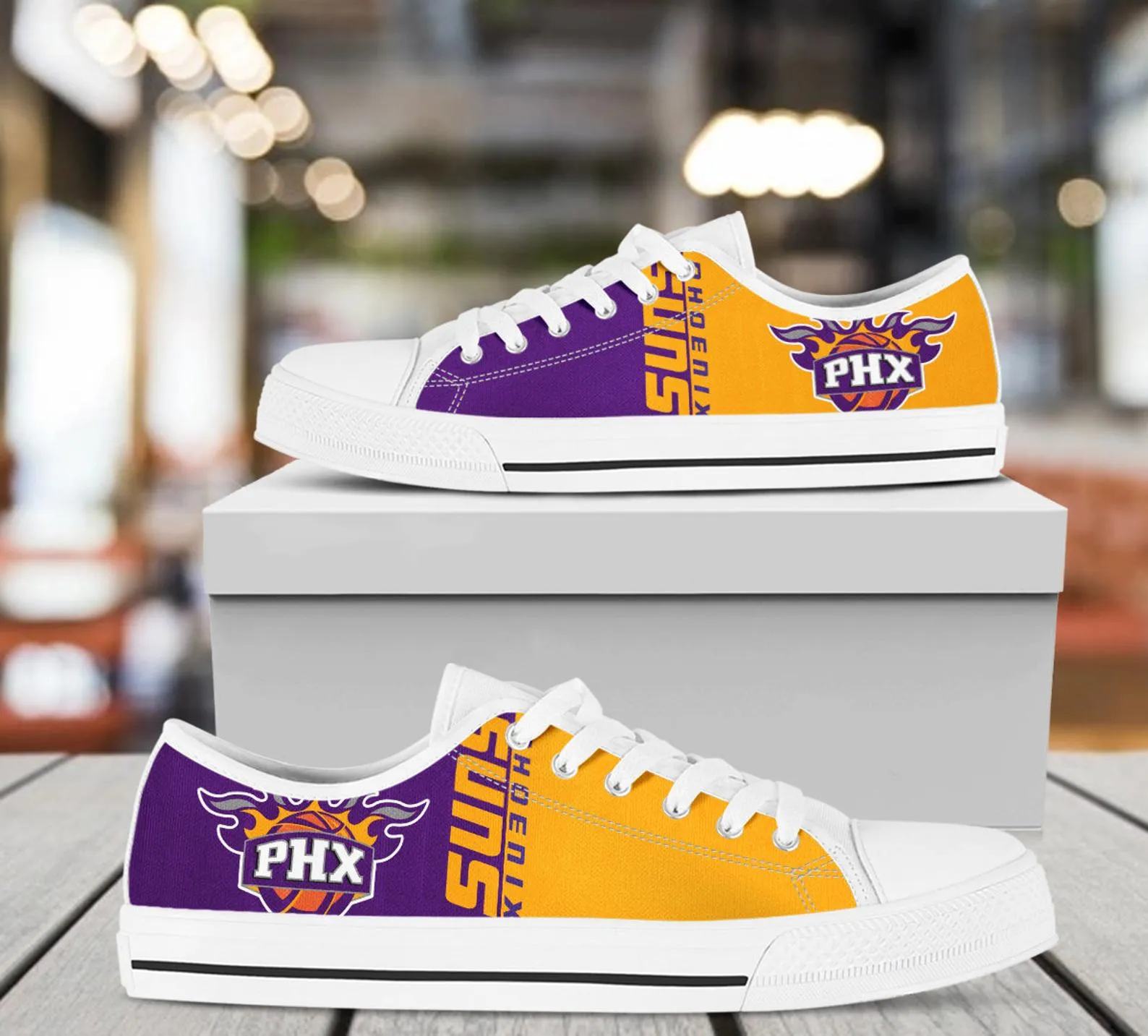 Phoenix Suns Custom Lowtop, Basketball Custom Shoes, Sport Lowtop, Canvas Shoes, Canvas Lowtop, Unisex Shoes, Gift Birthday