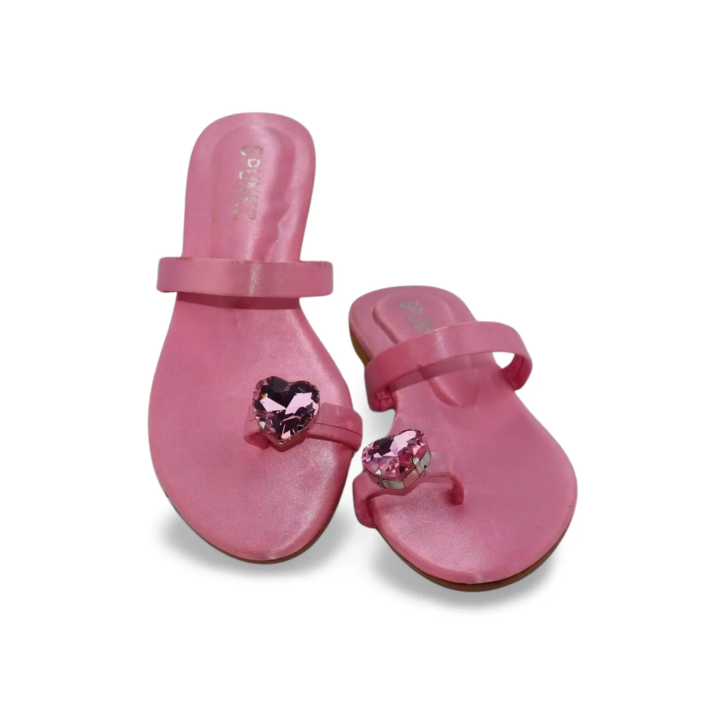 Sparkly Rhinestone Thong Sandals for Women