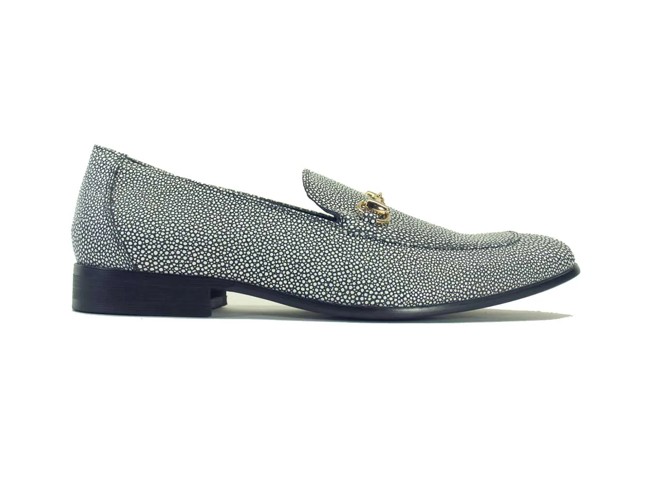 Stingray Embossed Horsebit Loafer