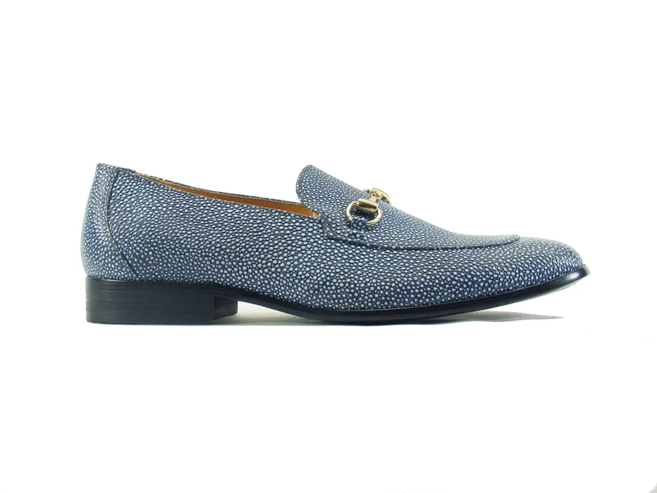 Stingray Embossed Horsebit Loafer