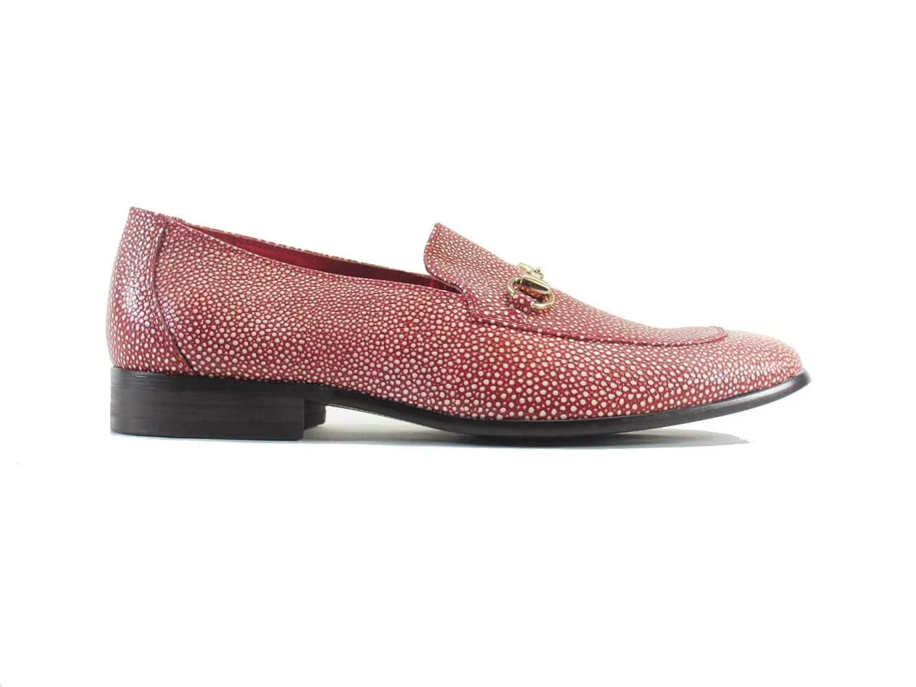 Stingray Embossed Horsebit Loafer