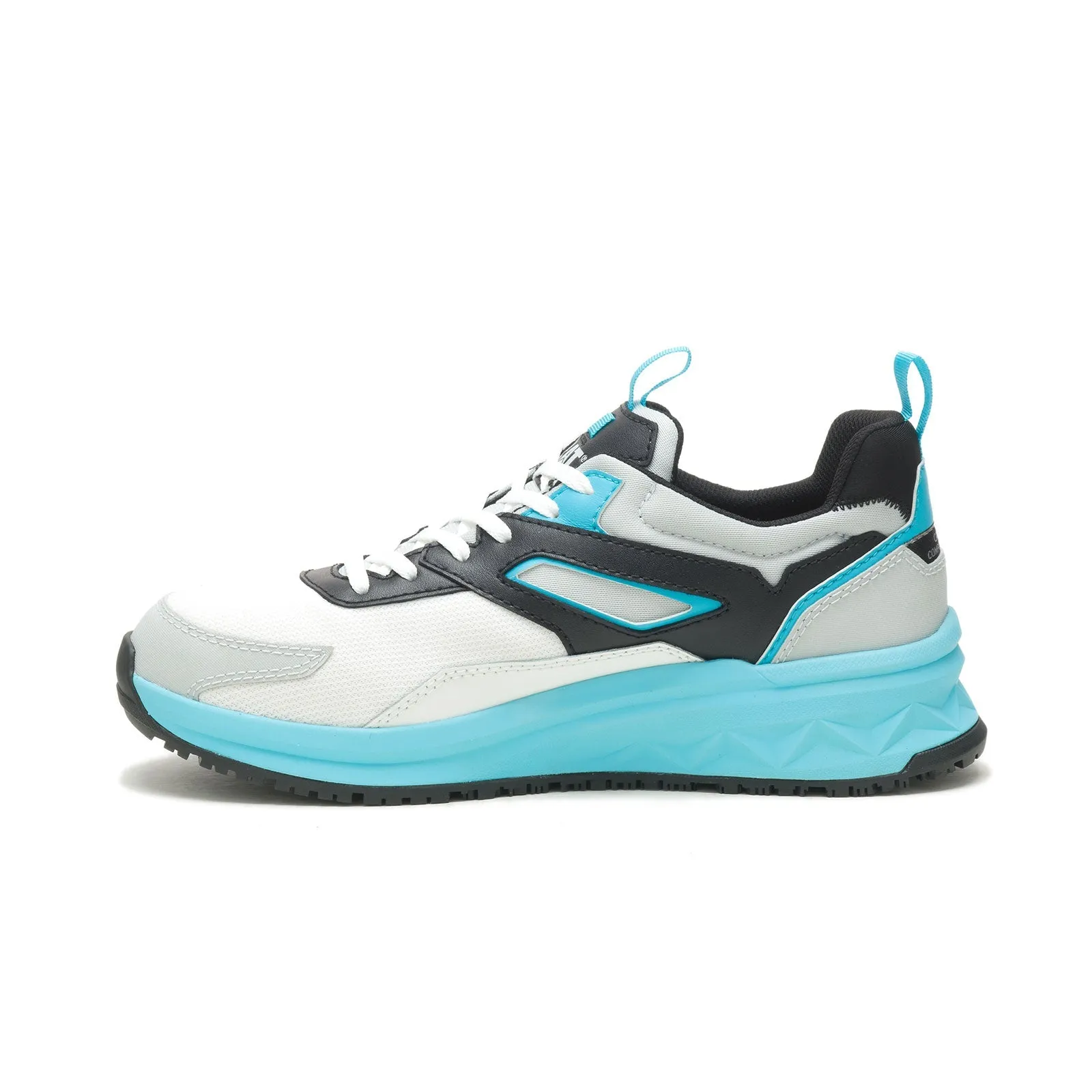 Streamline Runner Men's Composite-Toe Work Shoes Bright White/Blue