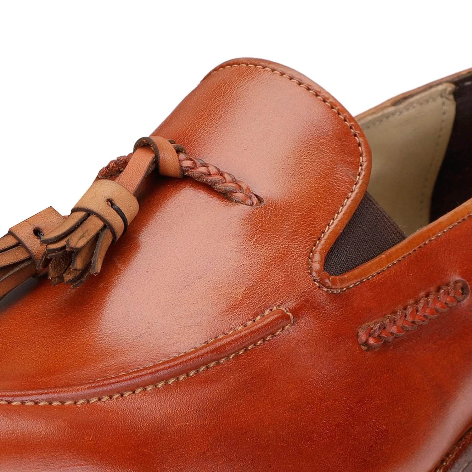 Tassel Loafers - Tan