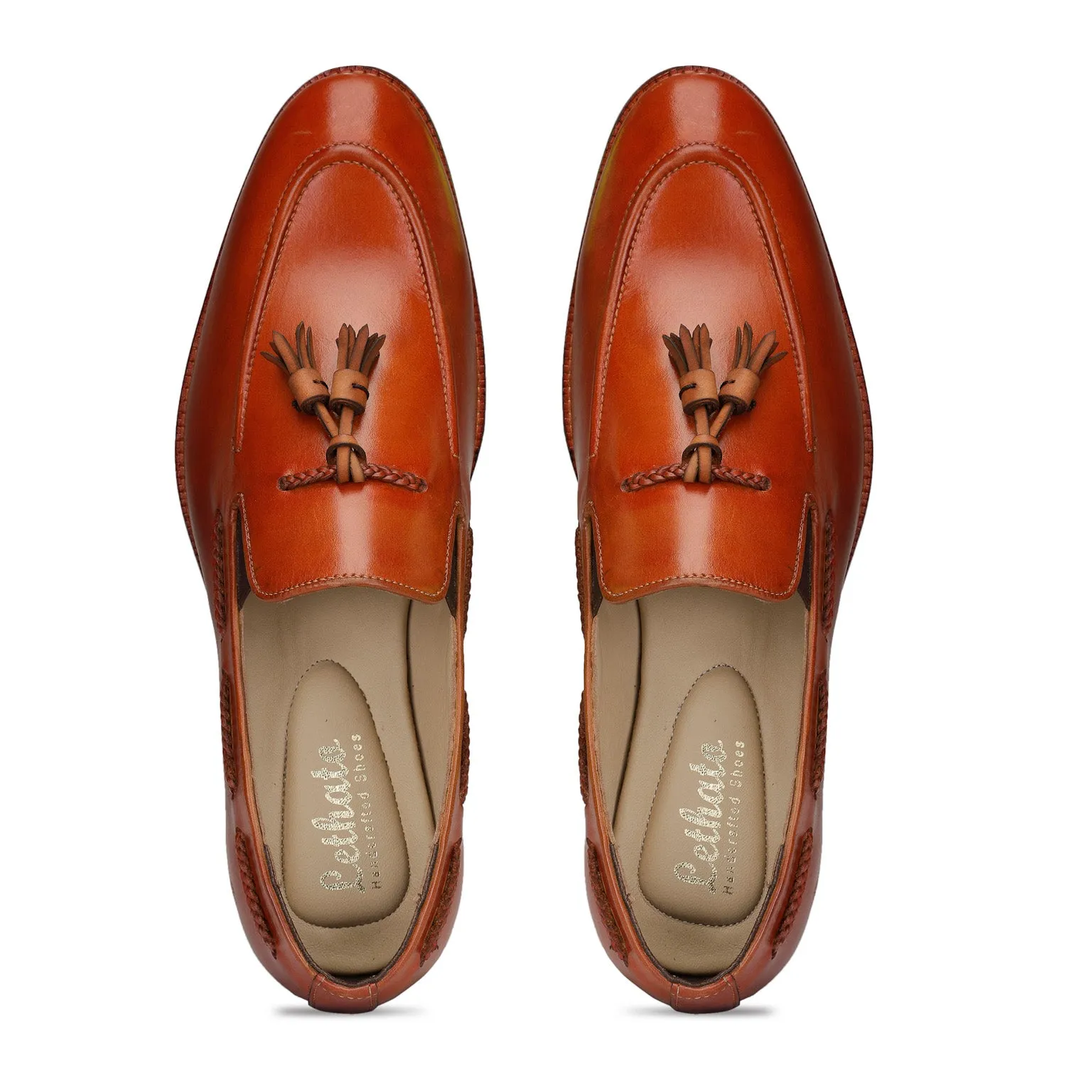 Tassel Loafers - Tan