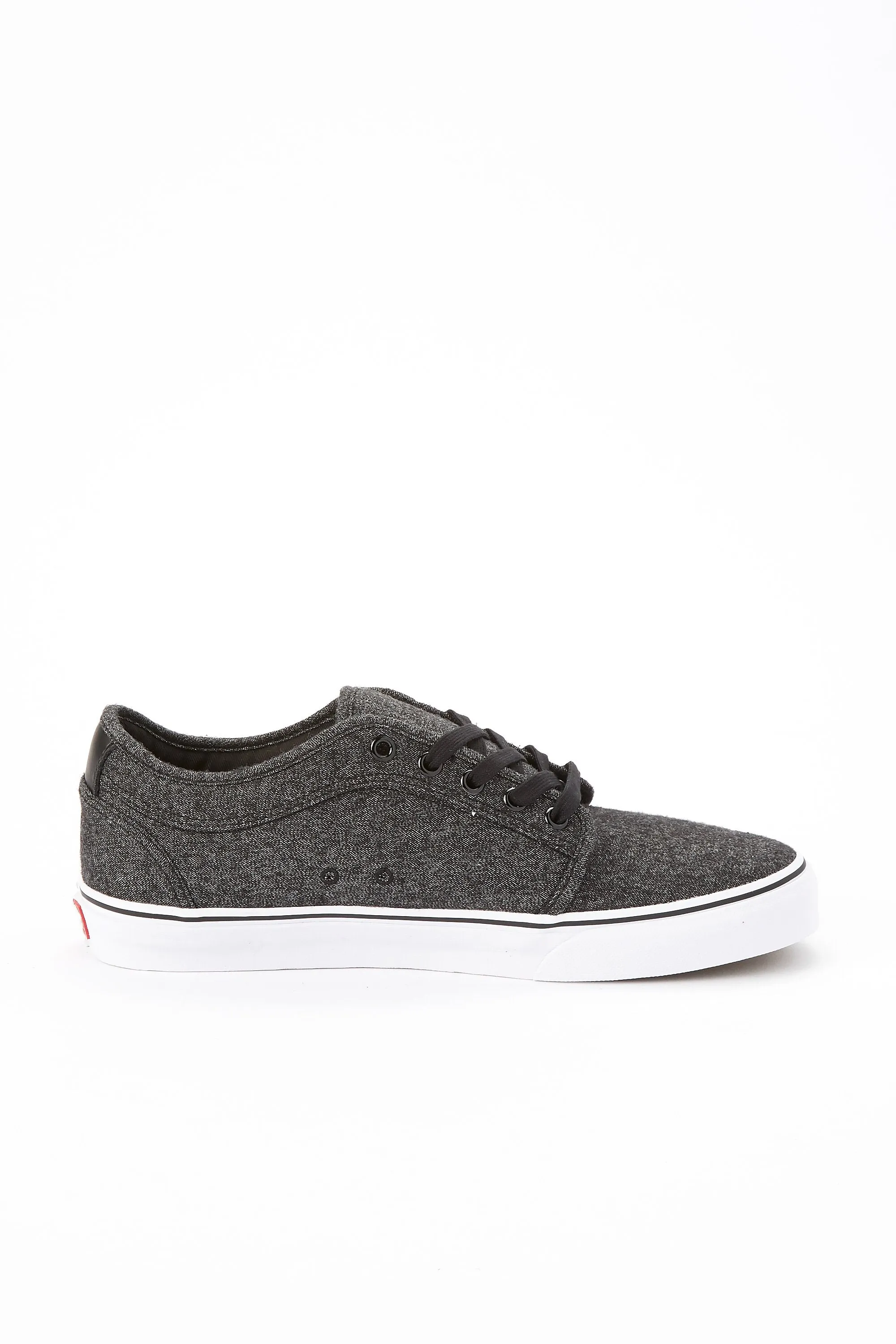 Vans Guys Black with White Chukka Low Shoes